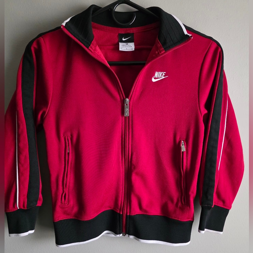 Nike Kids Athletic Zip Track Jacket, Size Youth Small